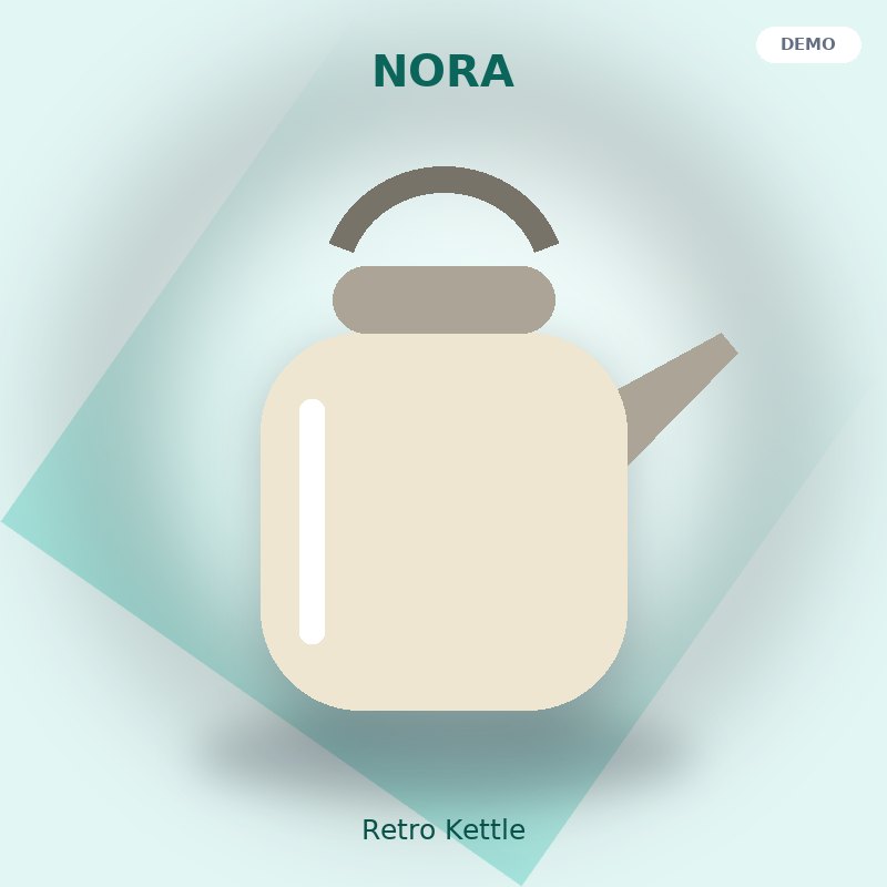 کتری برقی نورا مدل Retro - نمای اصلی
